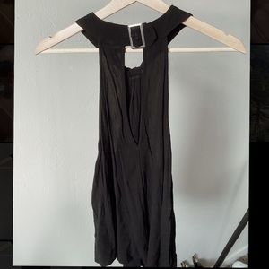 Front cut out tank top